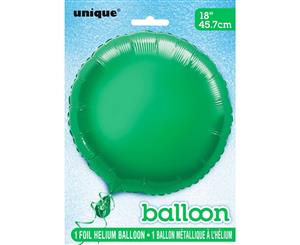 Unique Party Round Foil Balloon (Pack Of 5) (Green) - SG16910