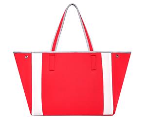 Urban Originals Byron Tote Bag - Red/Grey