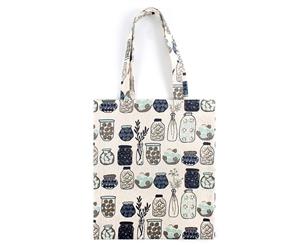 Vase Women's Shopping Bag - Blue