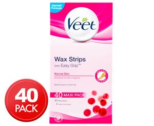 Veet Wax Strips Normal Skin 40-Pack