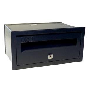 Velox 230mm Black Super Deluxe Front Open Letterbox