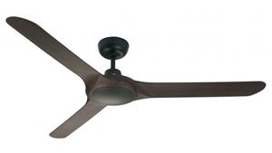 Ventair Spyda 140cm 3 Blade Ceiling Fan - Walnut