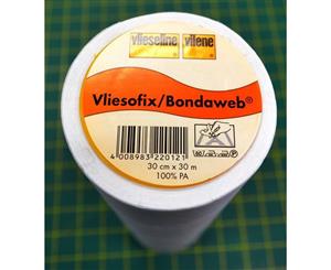 Vilene Vliesofix Bondaweb Double Sided Web Adhesive Paperback 30cmx 30m Applique