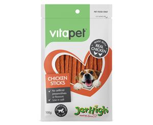 VitaPet JerHigh Chicken Sticks 100g