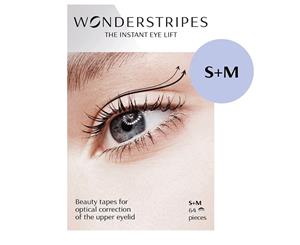 WONDERSTRIPES (S+M) Beauty Patches orginal upper eyelid lifting tape 32 patches