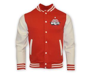 Wales College Baseball Jacket (red)