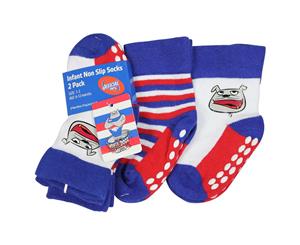 Western Bulldogs Infant Mascot Socks 2-Pack