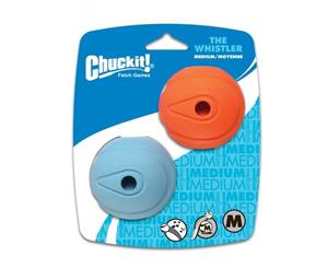 Whistler Medium Chuck It Dog & Puppy Ball 2 Pack - 6cm (ChuckIt)