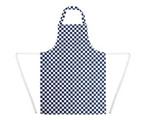 Whites Bib Apron Blue & White Check