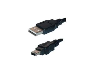 Wicked Wired 1m Type A To Mini 5Pin USB 2.0 Data Cable