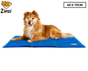 Zinzi 60x75cm Cooling Pet Mat Medium - Blue