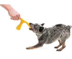 Zogoflex Air - Wox Tug And Fetch Toy For Dogs By West Paw Design [Colour Yellow]