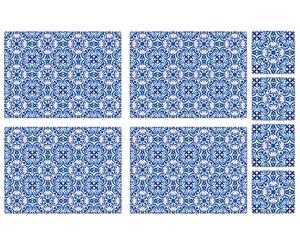 iStyle Moroccan Tiles Placemats & Coasters Set of 4