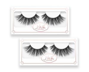 2 Packs Faux Mink Charming False Eyelashes Extension- Monroe