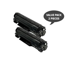 2 x CB435A CB436A Cart 312 Premium Generic Toner