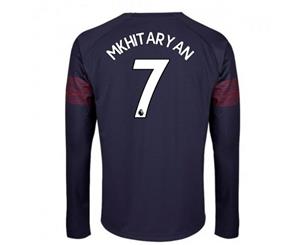 2018-2019 Arsenal Puma Away Long Sleeve Shirt (Mkhitaryan 7)