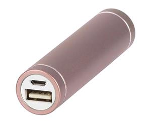 2600mAh Metallic Power Bank Rose Gold