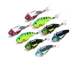 4x Metal Vibe Blade Fishing Lures Vibes 55mm 11g Bream Bass Flathead Tackle braid