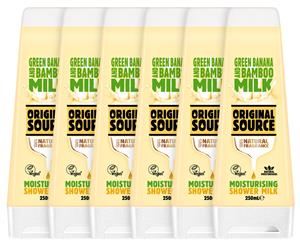 6 x Original Source Shower Milk Green Banana & Bamboo Milk 250mL