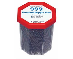 999 Ripple Pins 3" Bronze