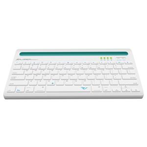 ALCATROZ Xplorer Dock 1 (White/Turquoise) Bluetooth Docking Keyboard