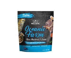 Absolute Holistic Blue Mackerel & Lamb Air Dried Dog Treats 100g