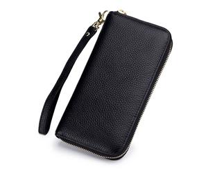 Acelure Women's Soft Leather Wallet- Black