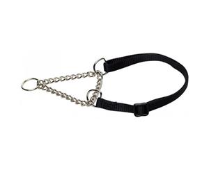 Adjustable Semi Choke Dog Training Collar - 9mm x 20-30cm - Black (Prestige Pet)