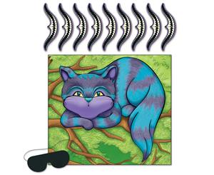 Alice in Wonderland Cheshire Cat Game Pin the Smile on the Cat