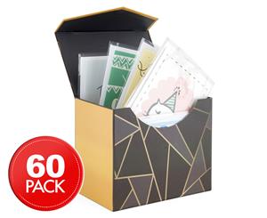 All Occasion Premium Greeting Card Assortment 60-Pack