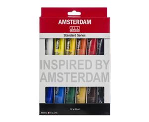 Amsterdam - 20ml Standard Acrylic Paint Set 12 pack