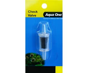 Aqua One Air Line Check Valve Carded