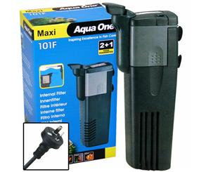 Aqua One Maxi 101F Internal Fish Tank Aquarium Water Power Filter Spray Bar