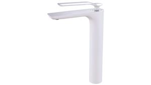 Arcisan Synergii Extended Height Basin Mixer - White/Chrome Trim