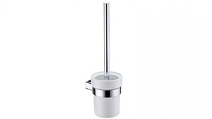 Arcisan Zara Chrome Toilet Brush and Ceramic Holder