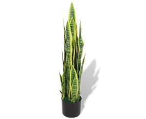 Artificial Sansevieria Plant with Pot 90cm Green Fake Foliage Home