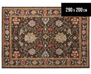 Arya Beauty Classic Collection Zara 290x200cm Large Rug - Brown