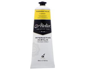 Atelier Interactive Acrylic Paint 80ml S2 - Transparent Yellow