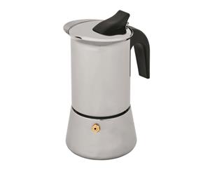 Avanti Inox Espresso Coffee Maker Stainless Steel Percolator - 2 Cup