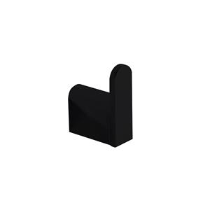 Azzurra 90 Series Black Matt Single Robe Hook