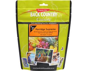 Back Country Cuisine Porridge Supreme 2-Serve 175g Freeze-Dried Meal