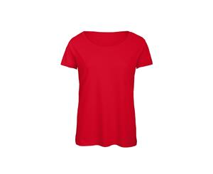 B&C Womens/Ladies Favourite Cotton Triblend T-Shirt (Red) - BC3644