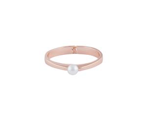 Barcs Single Pearl Hinge Bracelet With Rose-Gold Coloured Plating