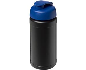 Baseline Plus 500Ml Flip Lid Sport Bottle (Solid Black/Blue) - PF2821