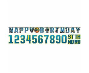 Batman Letter Add An Age Banner Happy Birthday