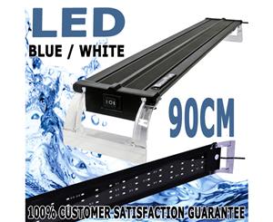 Beamswork Aquarium Fish Tank LED Light 30W White Blue Moonlight 10 000K 90cm 3FT