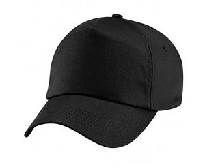 Beechfield Unisex Plain Original 5 Panel Baseball Cap (Black) - PC2097