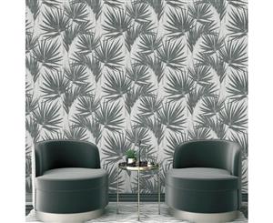 Belgravia Decor Aurora Gunmetal Palm Wallpaper (4992)