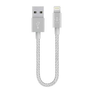 Belkin MIXITUP Metallic Lightning to USB 15cm Cable (Silver)