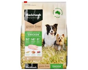 Black Hawk Grain Free Chicken Dog Food for Bones Muscles 7kg (DBHGFC7)